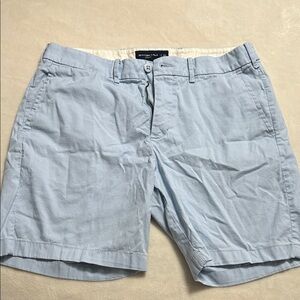 Abercrombie & Fitch Sky Blue Flat Front Shorts